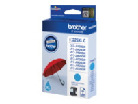 Brother inkjet 225XLC Cyan 1200 sider