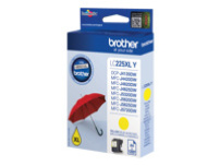 Brother inkjet 225XLY Yellow 1200 sider